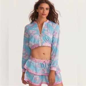 LoveShackFancy x Hurley cropped jacket